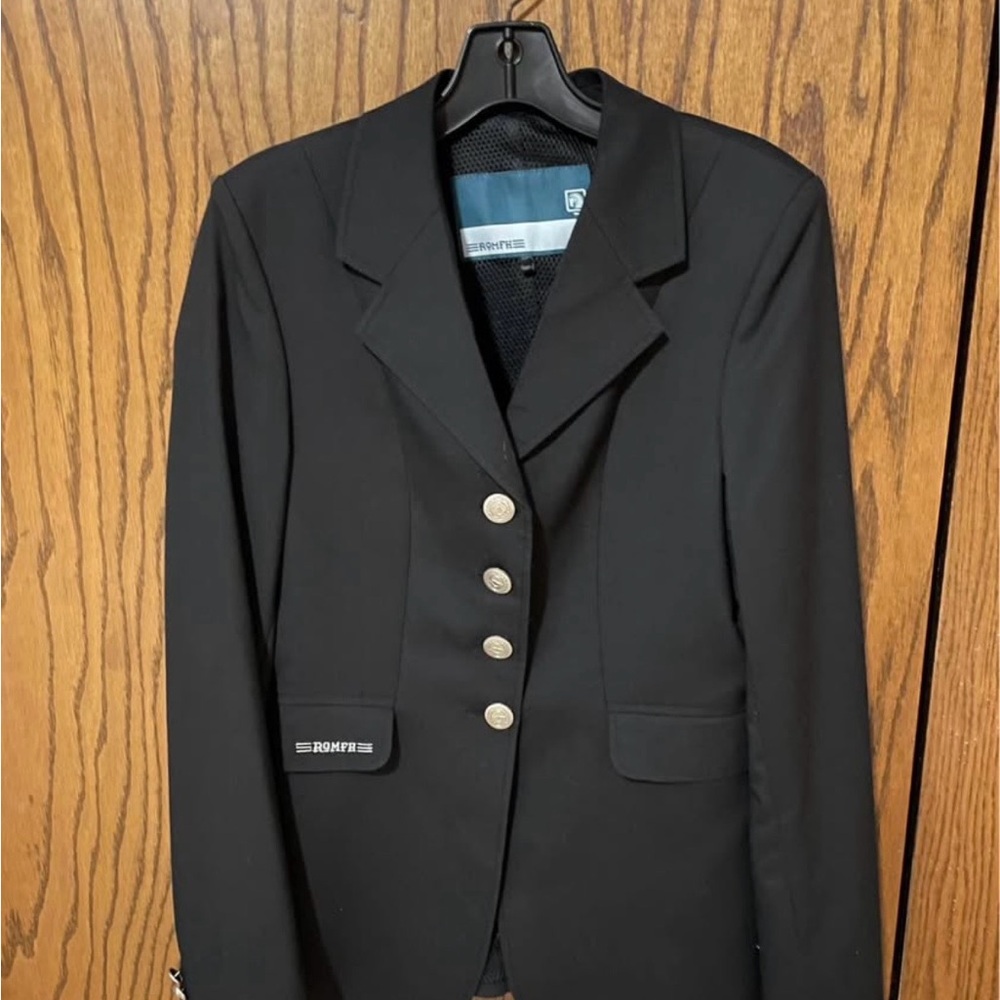 ROMFH Feather Weight Black Dressage Coat